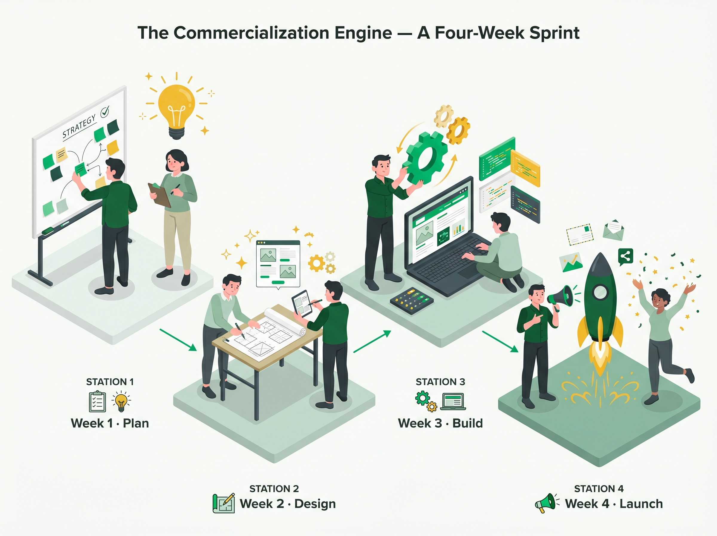 The Four-Week Sprint overview